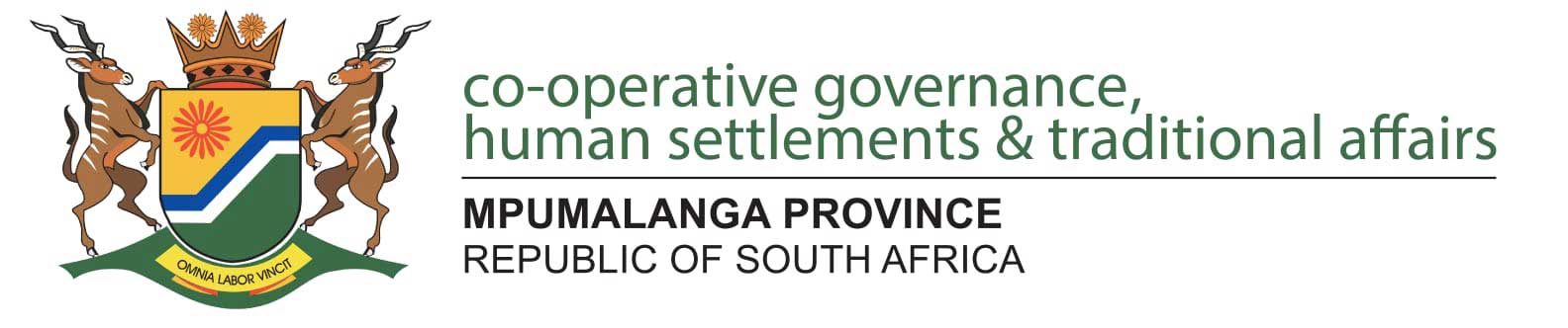 CoGHSTA — Mpumalanga Province